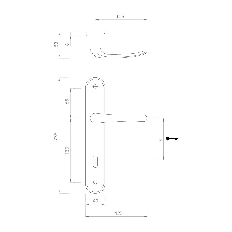 Ensemble de porte Mida long col