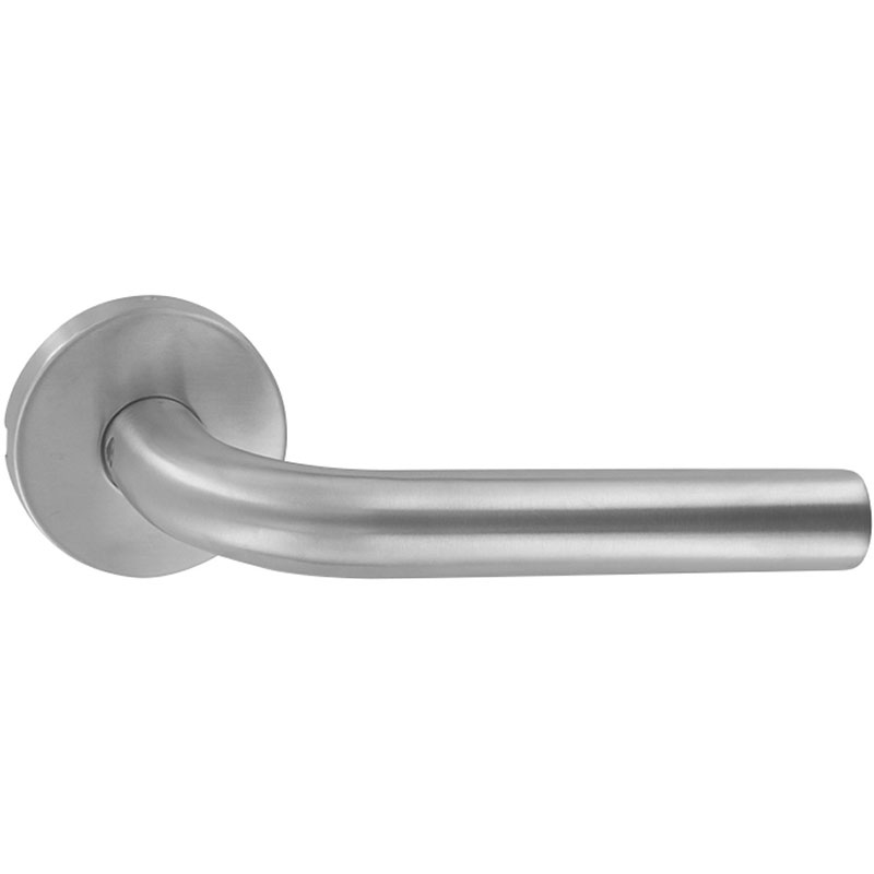 Ensemble de porte Tubular L sur rosace ovale - AUSERÉ HARDWARE