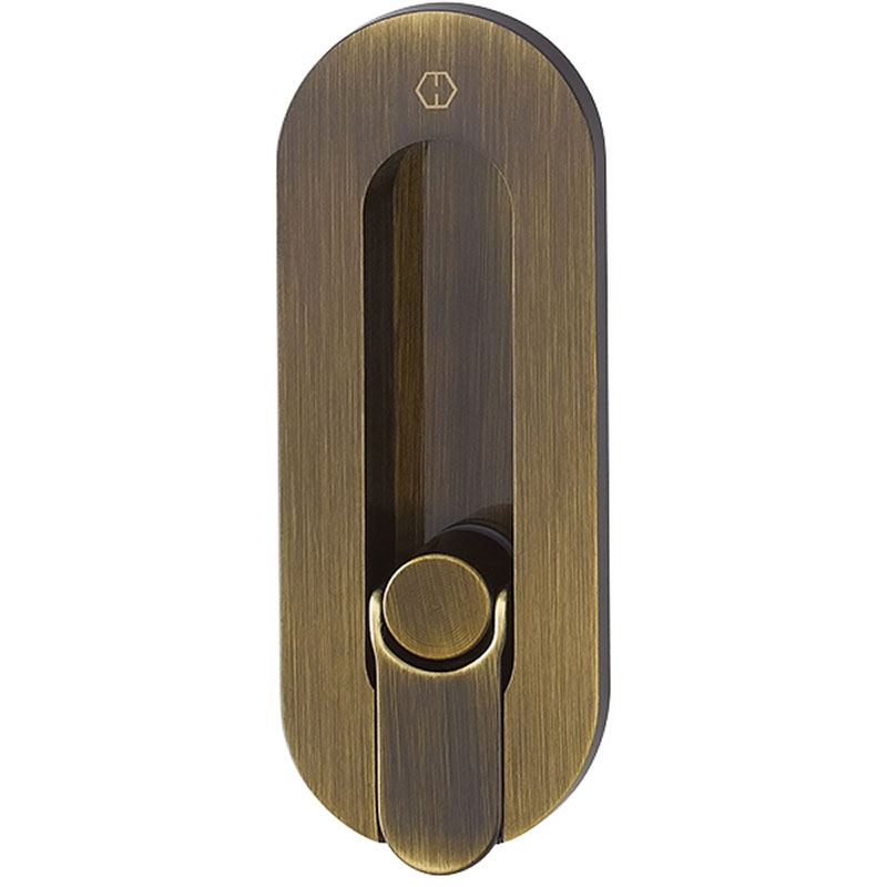 Set de poignées cuvette rectangulaire pour porte coulissante M472