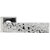 Ensemble de porte Sochic 02 sur rosace rectangle - DND