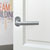 Ensemble de porte Tubular L sur rosace ovale - AUSERÉ HARDWARE