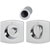 Set de poignées cuvette carré pour porte coulissante M462 - HOPPE